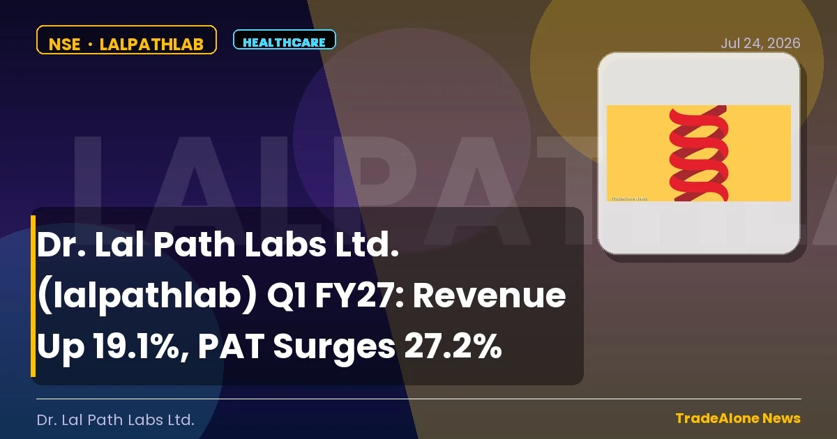 Dr. Lal Path Labs Ltd. Lalpathlab Q1 FY27 Results