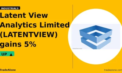 Latent View Analytics Limited LATENTVIEW gains 5% intraday