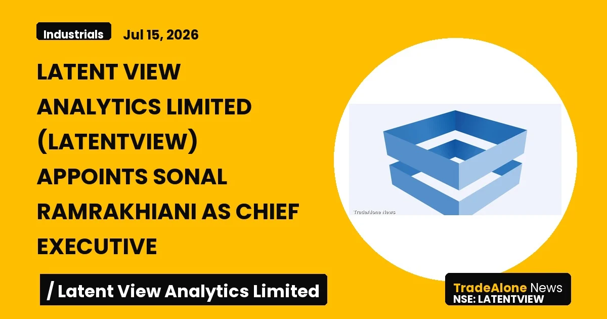 Latent View Analytics Limited Latentview New CEO
