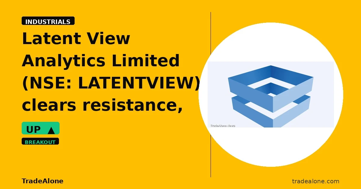 Latent View Analytics Limited LATENTVIEW clears resistance