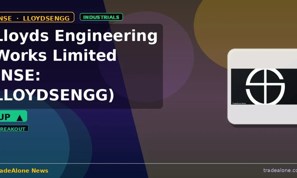 Lloyds Engineering Works Limited NSE: LLOYDSENGG breakout