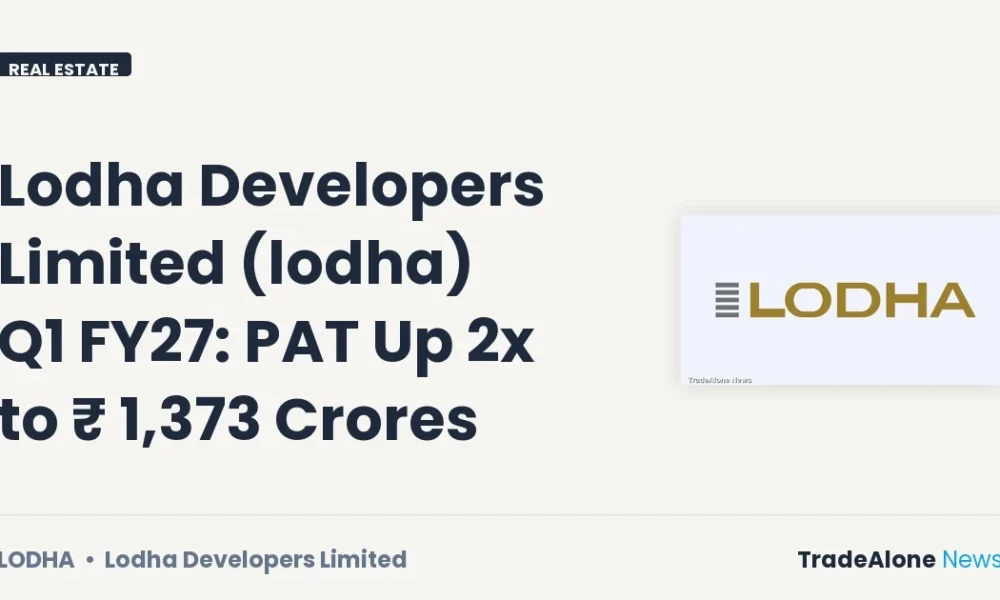 Lodha Developers Limited LODHA Q1 FY27 Results