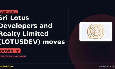 Sri Lotus Developers and Realty Limited LOTUSDEV trendline breakdown