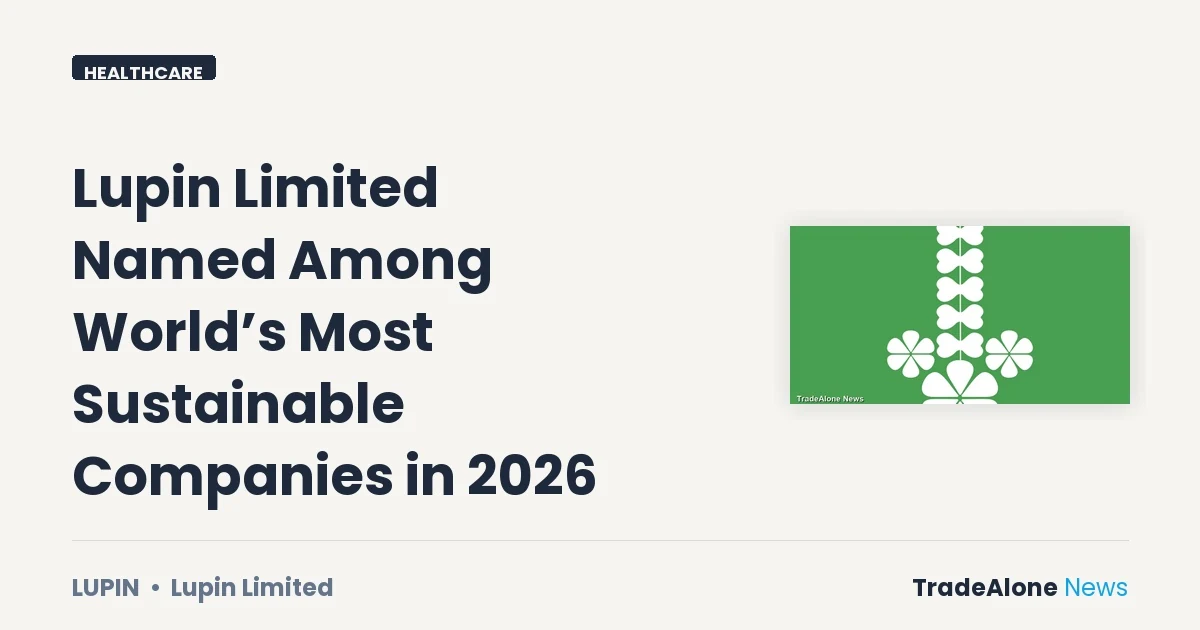 Lupin Limited NSE LUPIN 2026 Sustainability Ranking