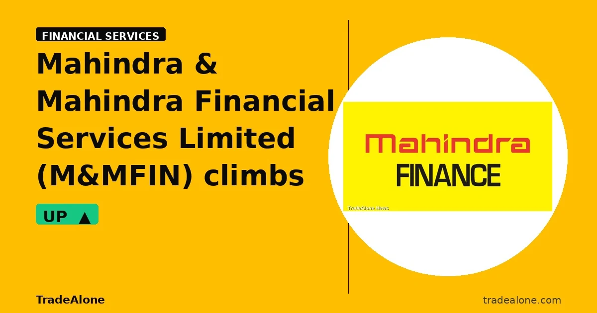 Mahindra & Mahindra Financial Services Limited M&MFIN climbs 11% intraday