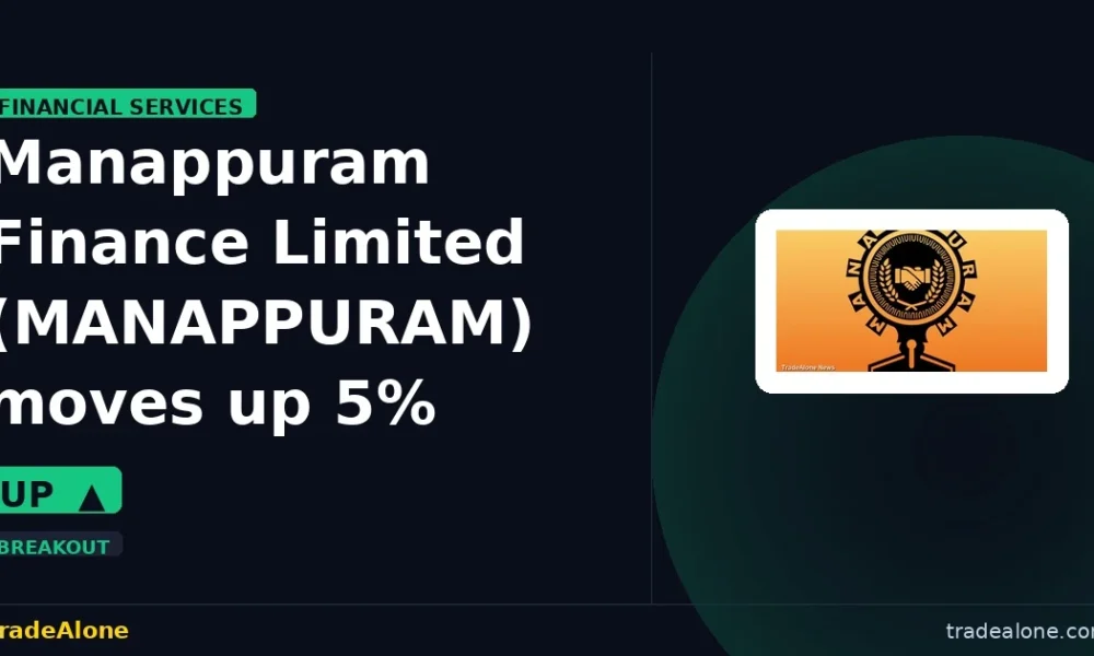 Manappuram Finance Limited MANAPPURAM 5% intraday gain