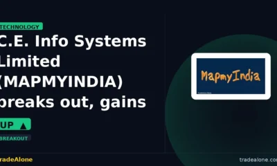 C.E. Info Systems Limited MAPMYINDIA breakout