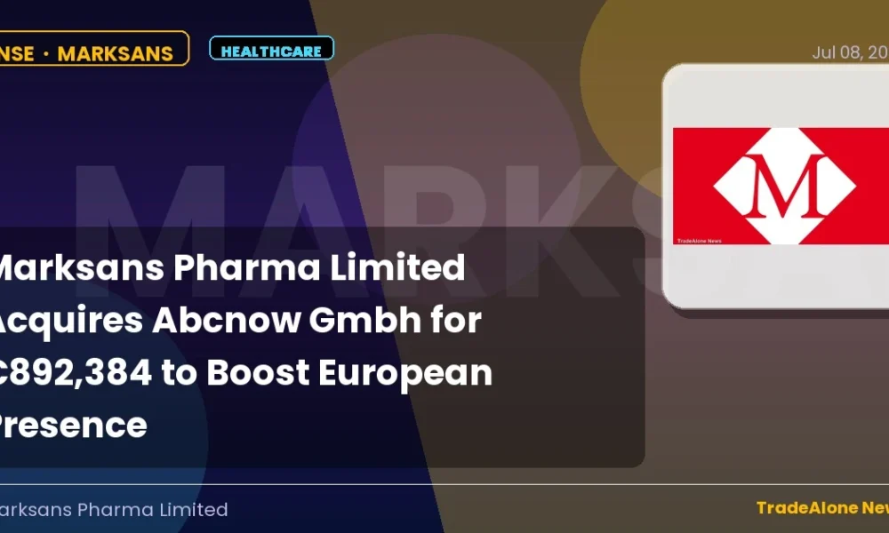 Marksans Pharma Limited Marksans Q2 2026 Acquisition
