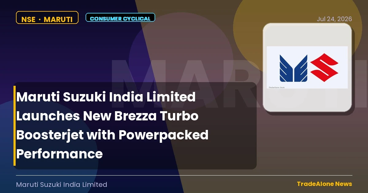 Maruti Suzuki Maruti New Brezza Turbo Boosterjet Launch