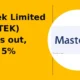 Mastek Limited MASTEK breakout