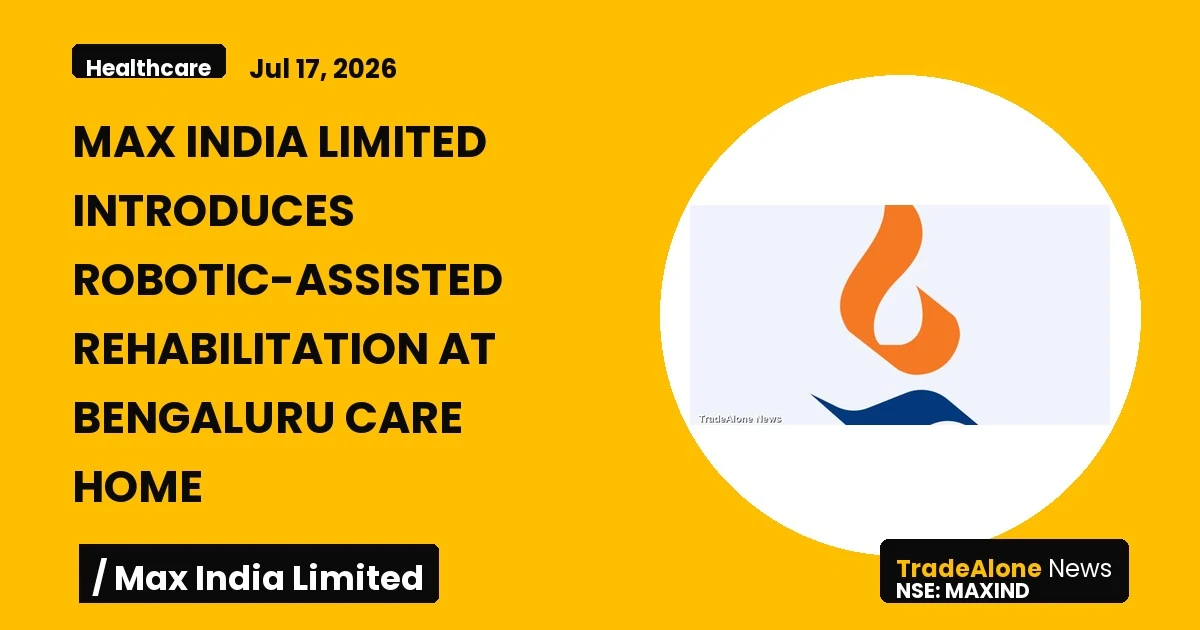 Max India Limited Maxind Robotic-assisted Rehabilitation