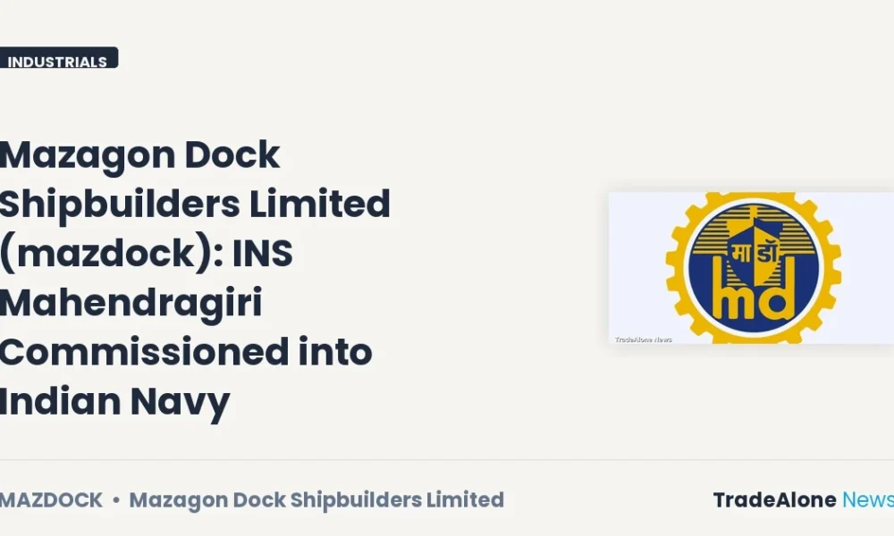 Mazagon Dock Shipbuilders Limited Mazdock July 2026 Event