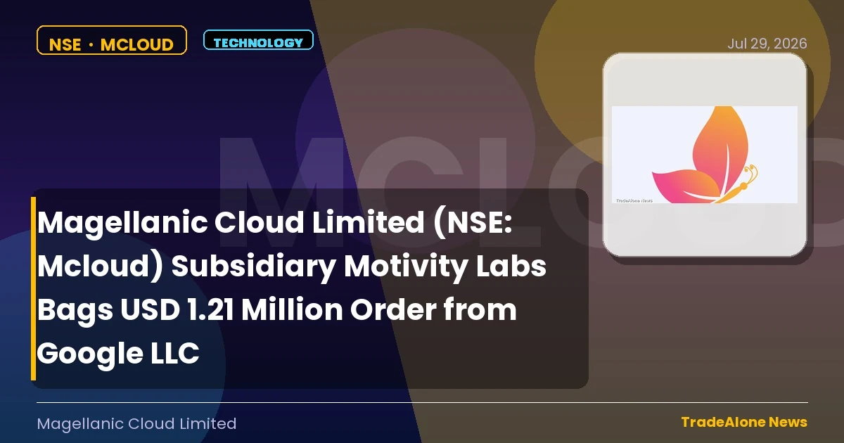 Magellanic Cloud Limited NSE Mcloud Google Order