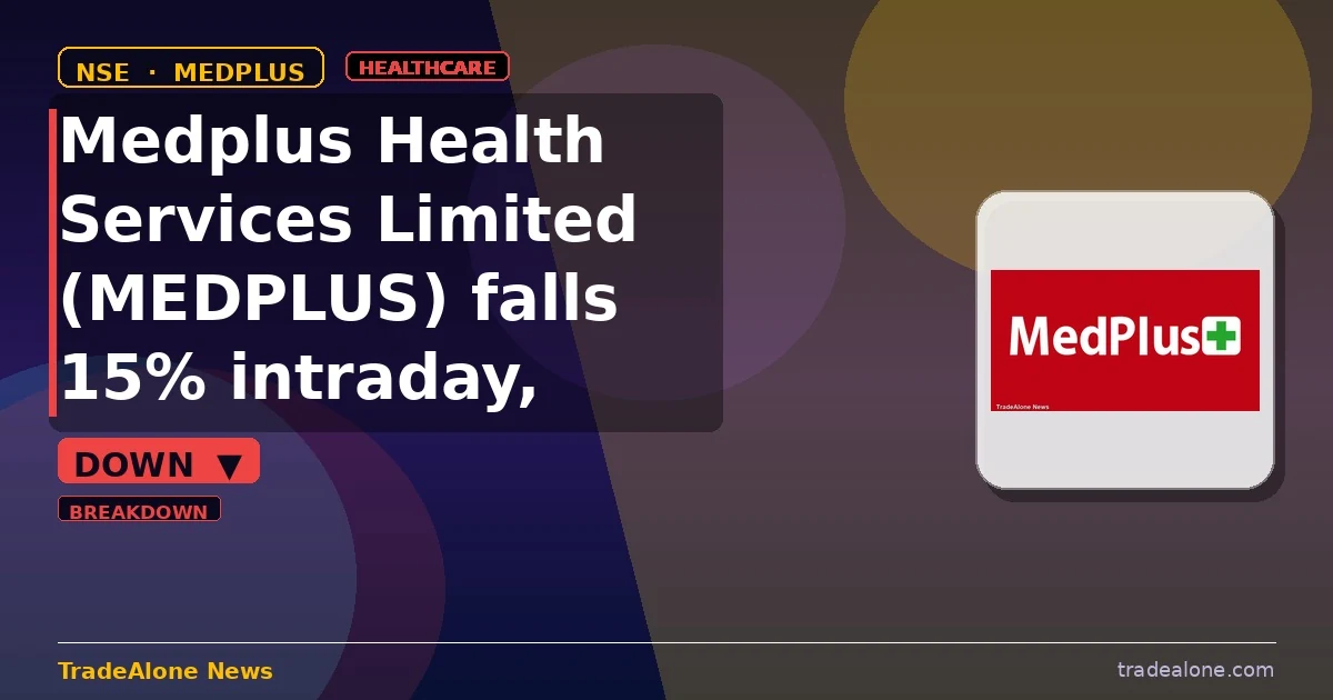 Medplus Health Services Limited MEDPLUS breaks below support