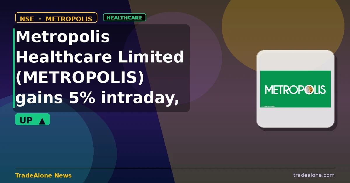 Metropolis Healthcare Limited METROPOLIS gains 5% intraday