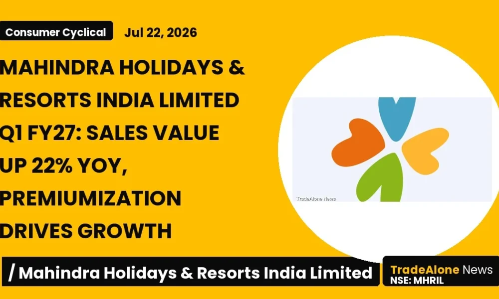 Mahindra Holidays & Resorts India Limited MHRIL Q1 FY27 Results