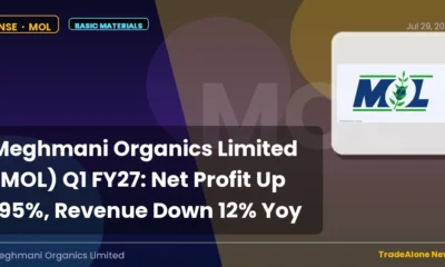 Meghmani Organics Limited MOL Q1 FY27 Results