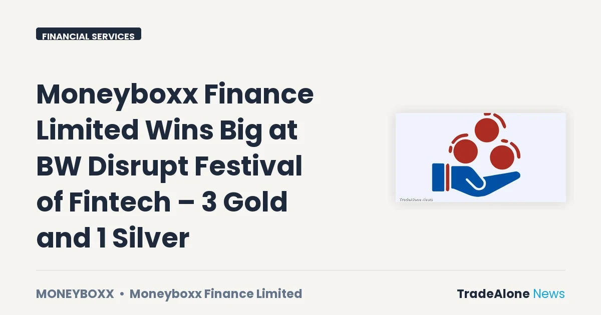 Moneyboxx Finance Limited Moneyboxx Fintech Awards 2026