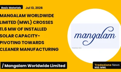 Mangalam Worldwide Limited MWL 11.6 MW Solar Capacity