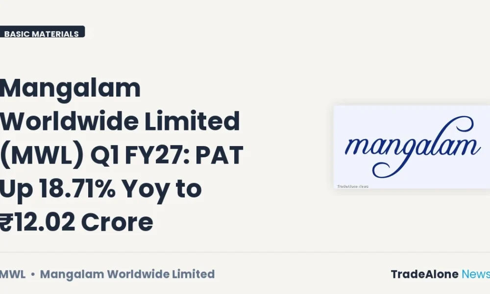 Mangalam Worldwide Limited MWL Q1 FY27 Results