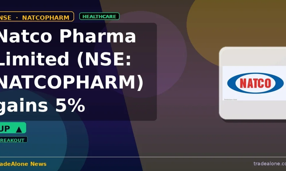 Natco Pharma Limited NATCOPHARM gains 5% intraday