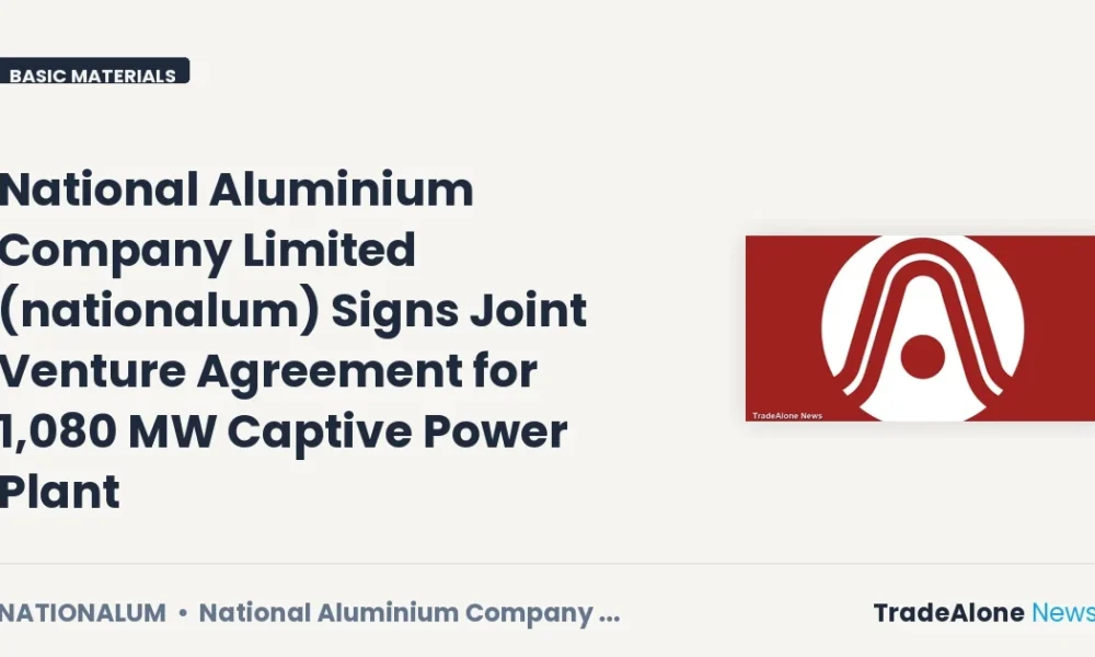 National Aluminium Company Limited Nationalum Joint Venture Agreement 1,080 MW Power Plant