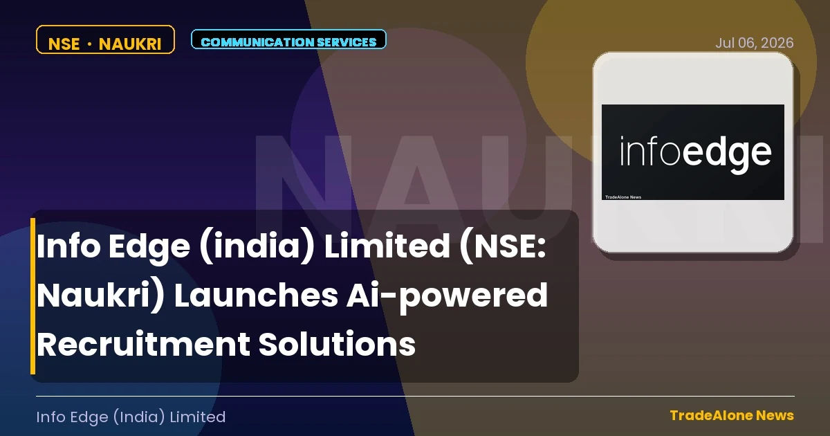 Info Edge (india) Limited NSE Naukri AI Solutions July 2026