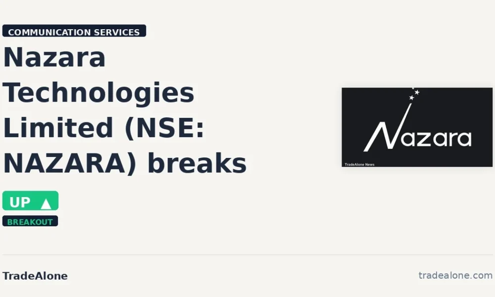 Nazara Technologies Limited NSE NAZARA breakout