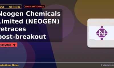 Neogen Chemicals Limited NEOGEN pulls back from breakout highs