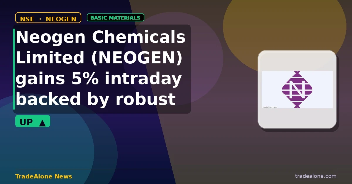 Neogen Chemicals Limited NEOGEN Q1 FY27 performance