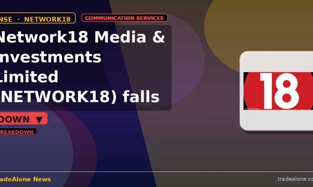 Network18 Media & Investments Limited NETWORK18 breaks below support