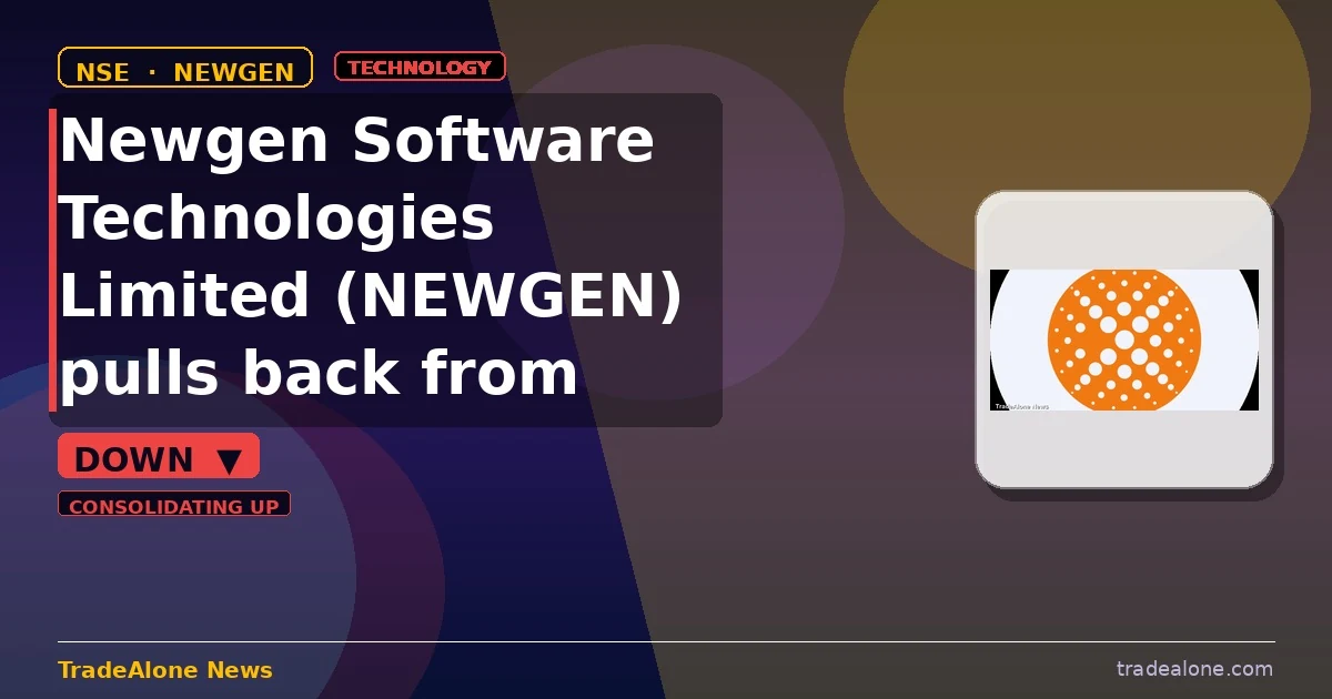 Newgen Software Technologies Limited NEWGEN pulls back from breakout highs