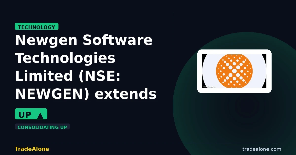Newgen Software Technologies Limited NSE NEWGEN extends gains