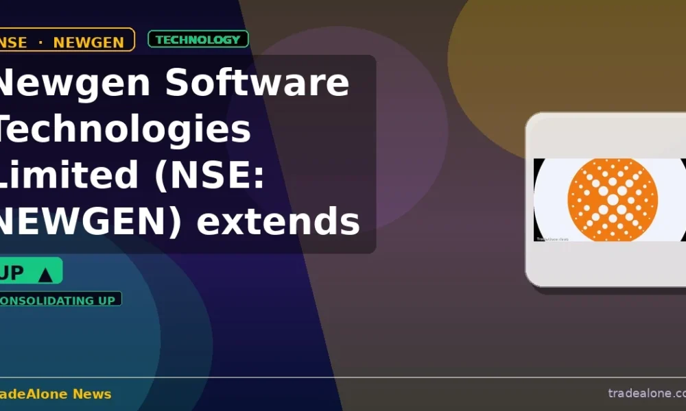 Newgen Software Technologies Limited NSE: NEWGEN extends gains