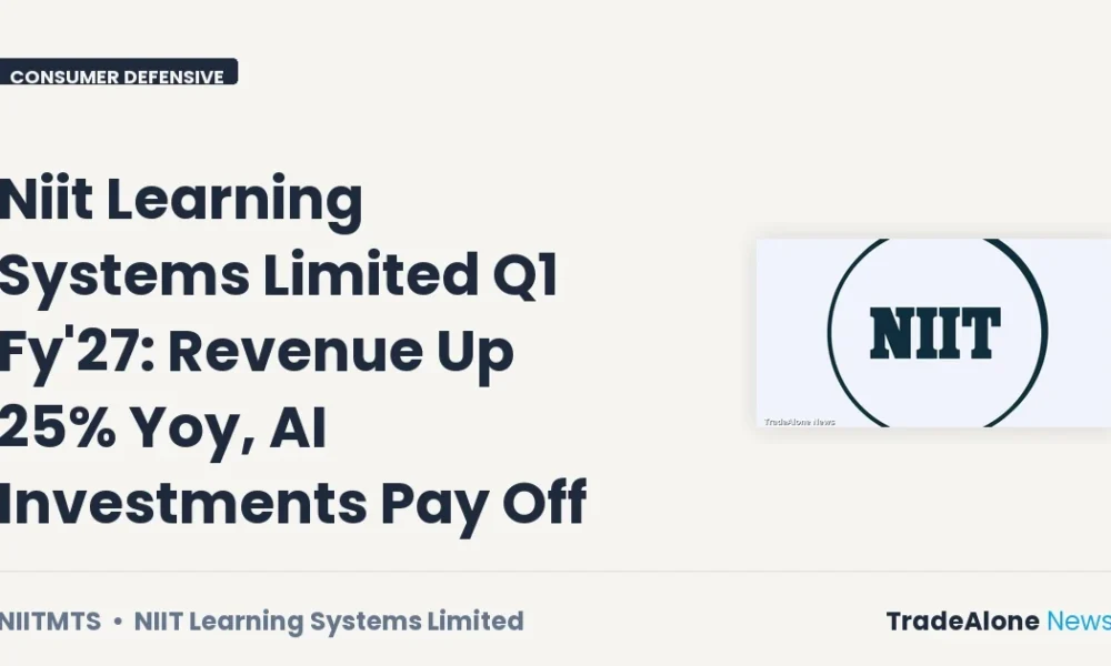 Niit Learning Systems Limited Niitmts Q1 FY27 Results
