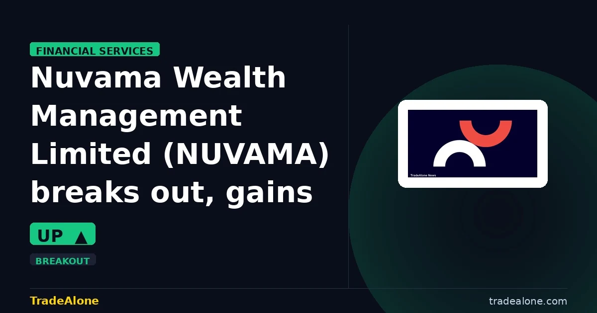 Nuvama Wealth Management Limited NUVAMA breaks out