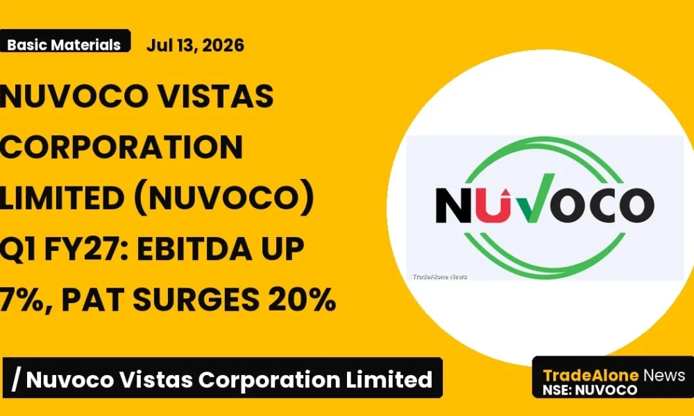 Nuvoco Vistas Corporation Limited Nuvoco Q1 FY27 Results