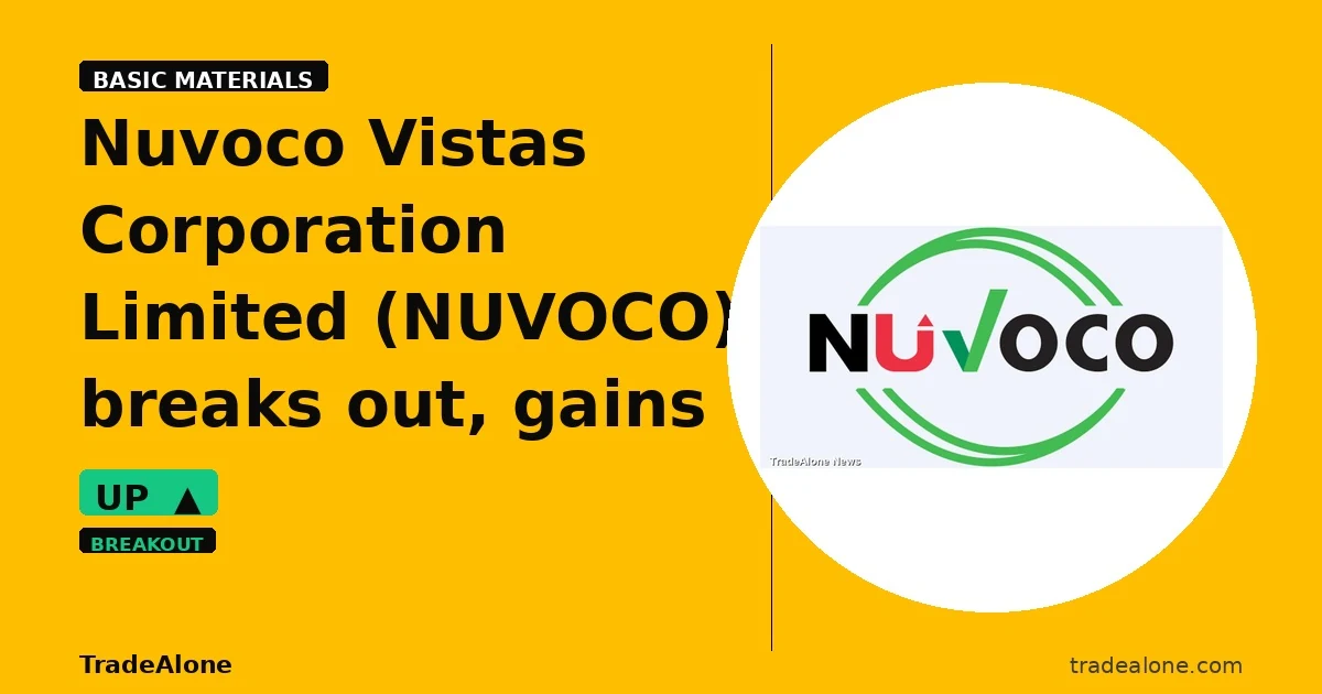 Nuvoco Vistas Corporation Limited NUVOCO breakout