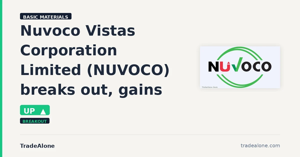 Nuvoco Vistas Corporation Limited NUVOCO breakout