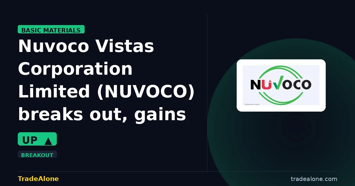 Nuvoco Vistas Corporation Limited NUVOCO breakout