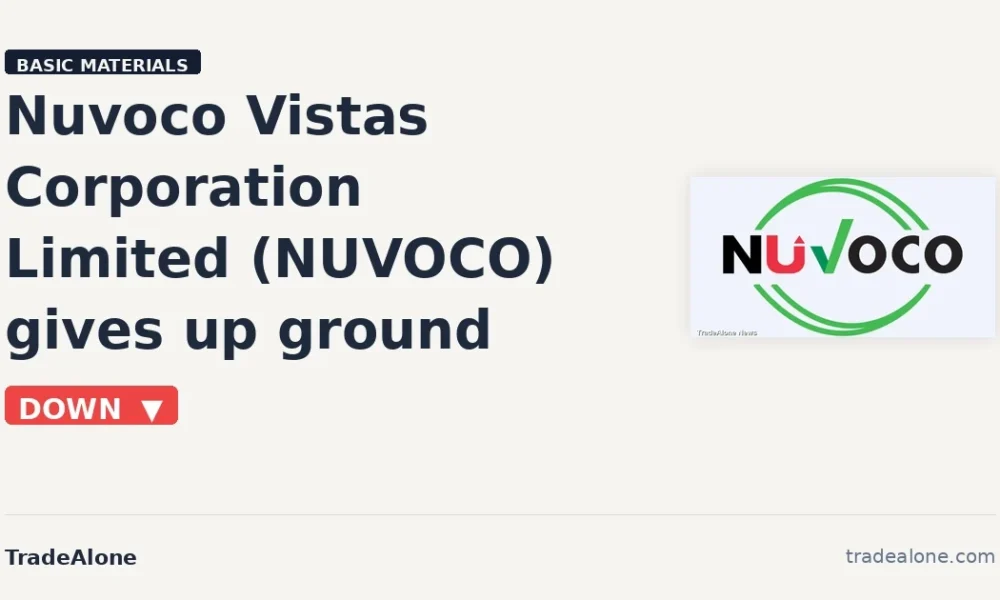 Nuvoco Vistas Corporation Limited NUVOCO pulls back from breakout highs