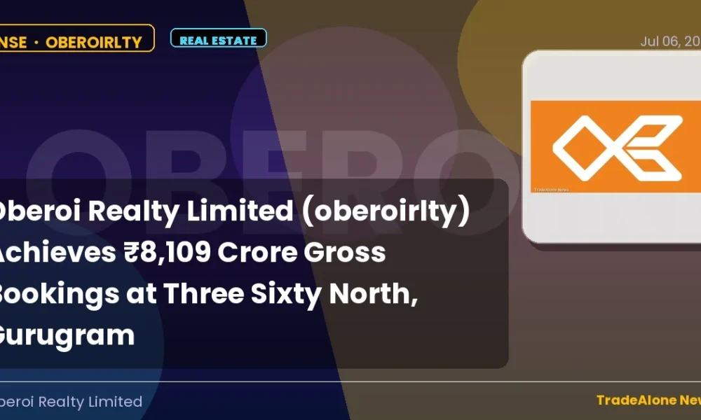 Oberoi Realty Limited Oberoirlty Q2 FY26 Gross Bookings Gurugram