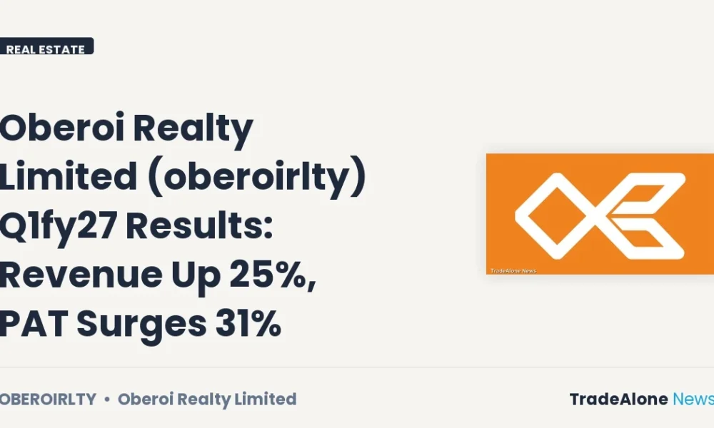 Oberoi Realty Limited Oberoirlty Q1fy27 Results