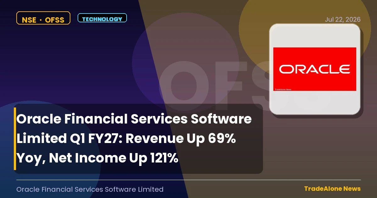 Oracle Financial Services Software Limited OFSS Q1 FY27 Results