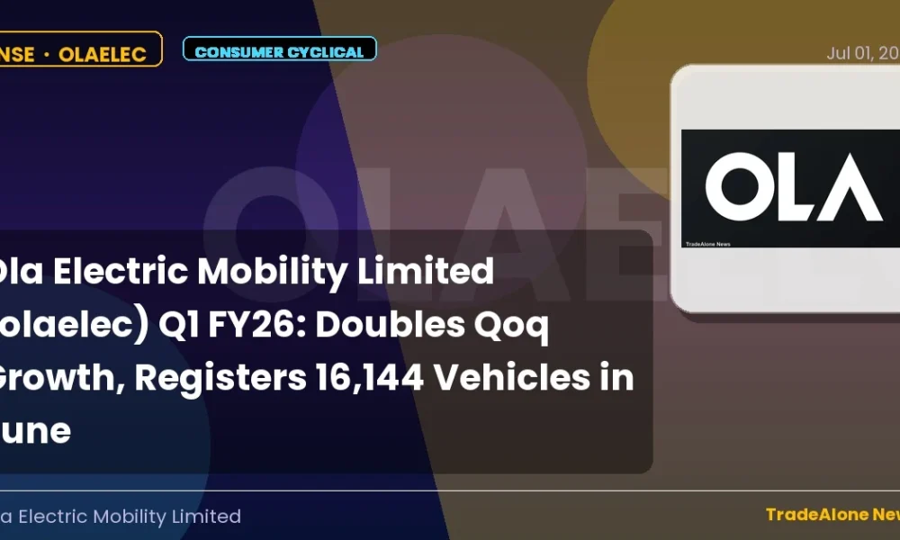 Ola Electric Mobility Limited Olaelec Q1 FY26 Results