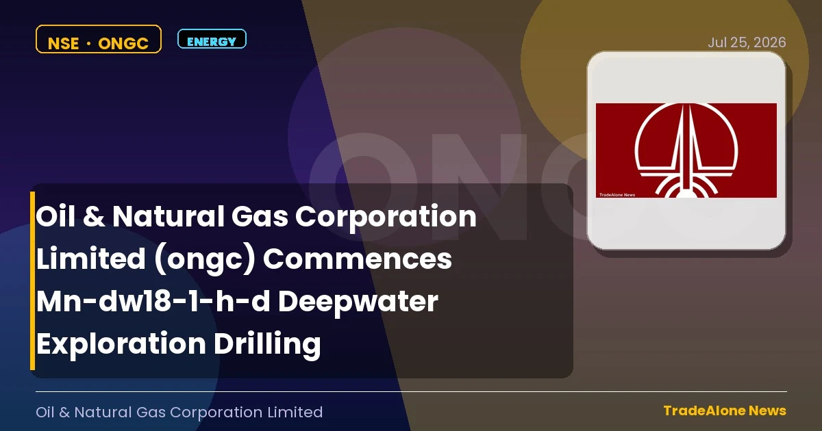 Oil & Natural Gas Corporation Limited ONGC Q2 FY27 Deepwater Drilling