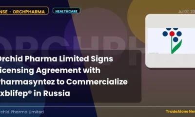 Orchid Pharma Limited Orchpharma Licensing Agreement July 2026
