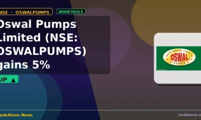 Oswal Pumps Limited NSE: OSWALPUMPS nears resistance