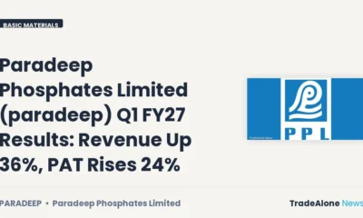 Paradeep Phosphates Limited NSE Paradeep Q1 FY27 Results