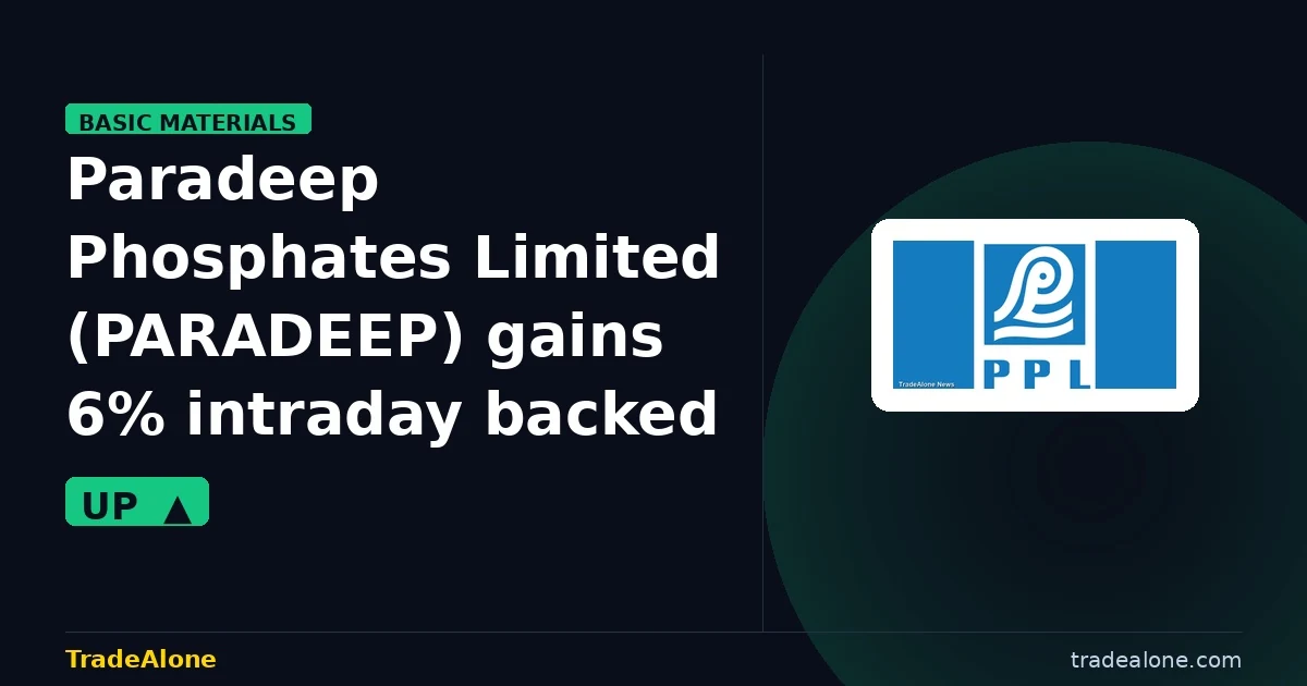 Paradeep Phosphates Limited PARADEEP Q1 FY27 results